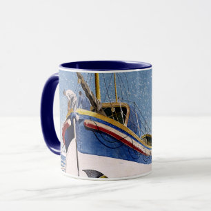 Eric Ravilious - Lifeboat,   Mug