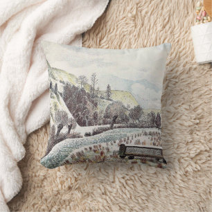 Eric Ravilious - New Year's Snow, Cushion