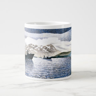 Eric Ravilious - Norway, magic realism, Large Coffee Mug