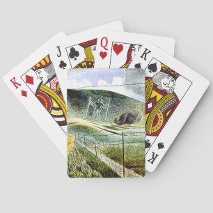 Eric Ravilious - The Wilmington Giant, Playing Cards