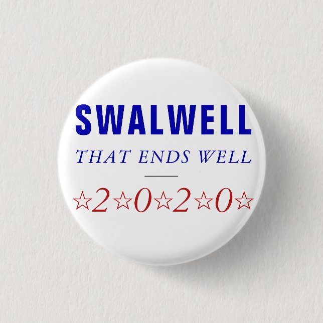 Eric Swalwell | 2020 Democratic President Ticket 3 Cm Round Badge (Front)