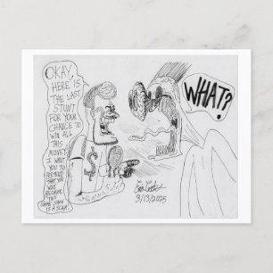 Erica Crooks Comics : Game Show scam Holiday Postcard