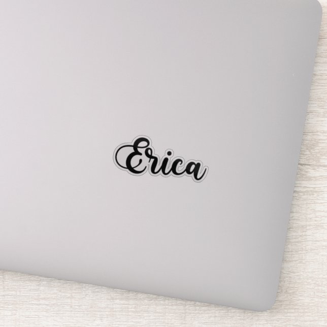 Erica Name - Handwritten Calligraphy (Detail)