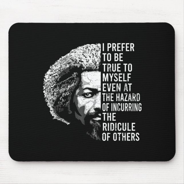 Erick Dougl Quote Flying Bisonrel Black History Mouse Pad (Front)