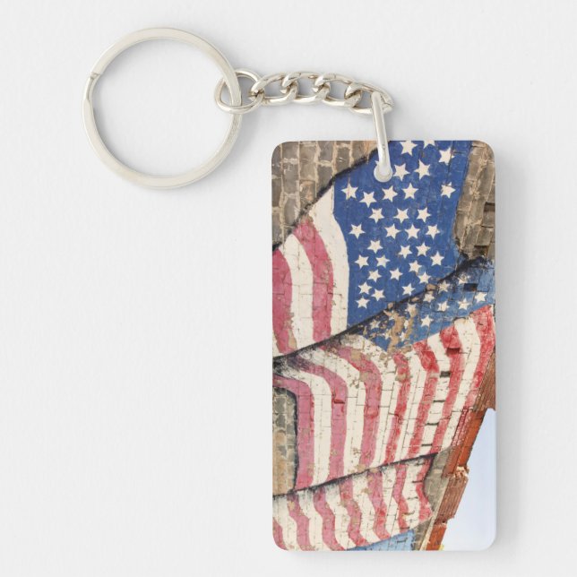 Erick, Oklahoma, USA. Route 66 Key Ring (Front)