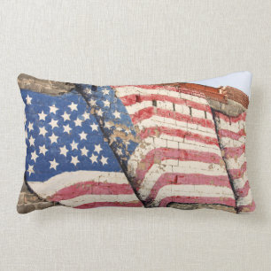 Erick, Oklahoma, USA. Route 66 Lumbar Cushion