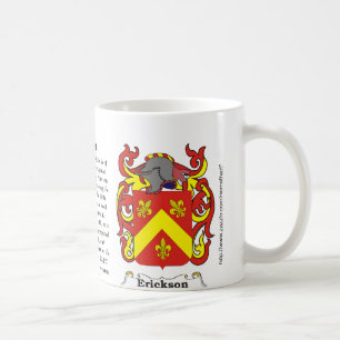 Erickson Family Coat of Arms mug