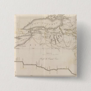 Erie Canal 15 Cm Square Badge