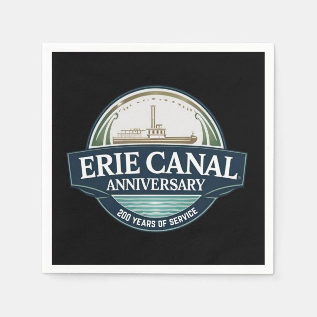 Erie Canal 200th Anniversary Napkin (Front)