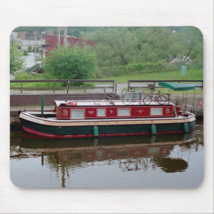 Erie Canal Boat mousepad