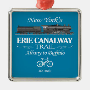 Erie Canalway Trail (RT2) Metal Ornament