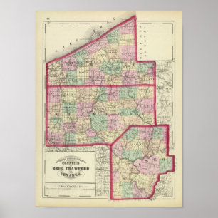 Erie, Crawford, Venango counties Poster