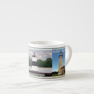 Erie PA Lighthouses espresso mug