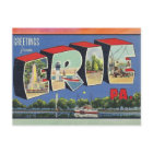 Erie, Pennsylvania Vintage Travel Postcard