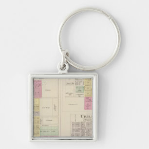 Erie, Thayer, Urbana, Kansas Key Ring