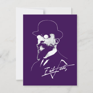 Erik Satie Postcard