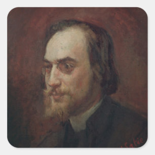 Erik Satie Square Sticker