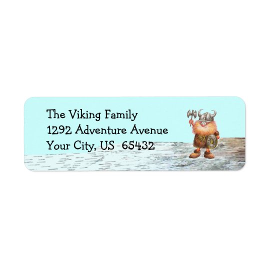 Erik The Viking Return Address Label