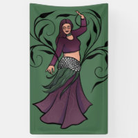 Erin Belly Dancer Burgundy Bellydance