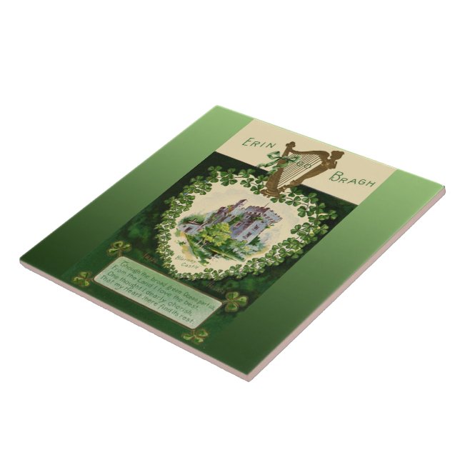 Erin Go Bragh 2 Ceramic Tile (Side)