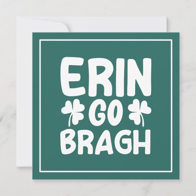 Erin Go Bragh-60850 Invitation (Front)