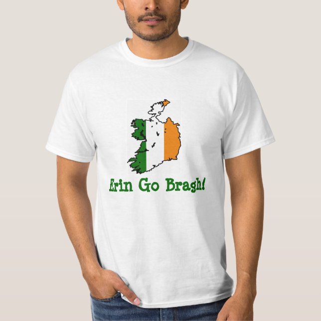 "Erin Go Bragh" Irish Flag T-Shirt (Front)