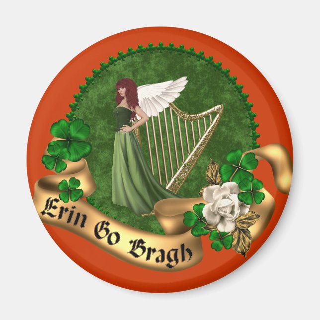 Erin Go Bragh Irish Magnet (Front)