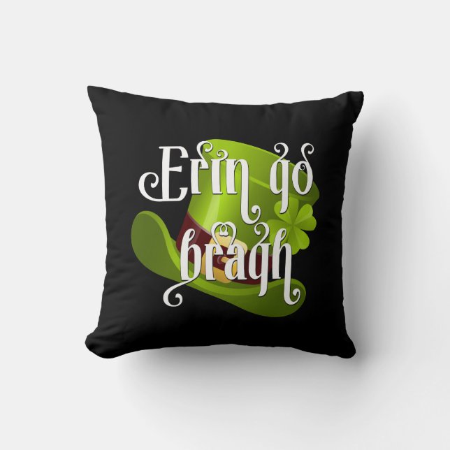 Erin go Bragh Irish Pride Cushion (Front)
