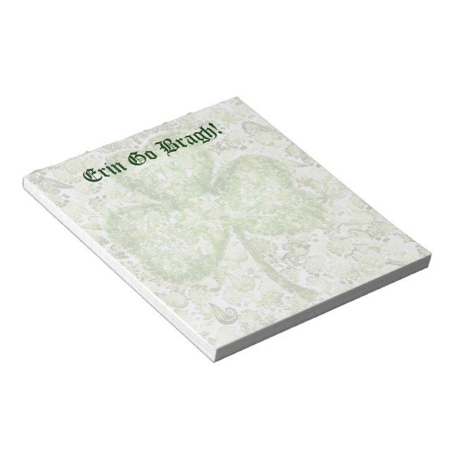 Erin Go Bragh! Notepad (Angled)