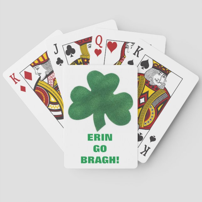 ERIN GO BRAGH! PLAYING CARDS (Back)