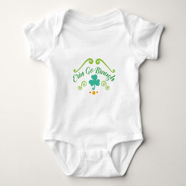 Erin Go Braugh Baby Bodysuit (Front)
