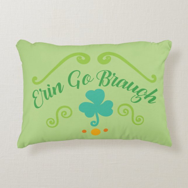 Erin Go Braugh Decorative Cushion (Front)