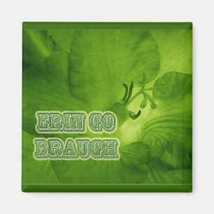 Erin Go Braugh Green Freesia Items Magnet