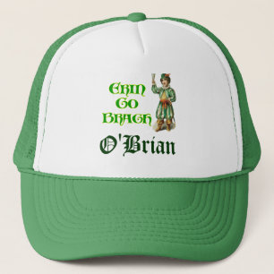 Erin Go Braugh Personalizeable Irish Saying Trucker Hat