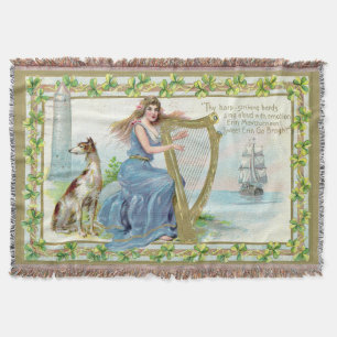Erin Mavourneen Irish Cotton Blanket