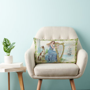 Erin Mavourneen Irish Lumbar Pillow