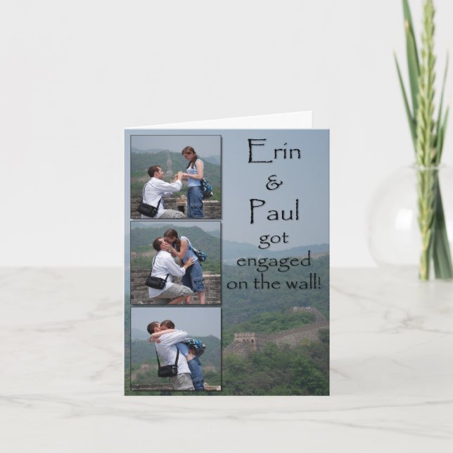 Erin & Paul - Save the Date Announcement (Front)