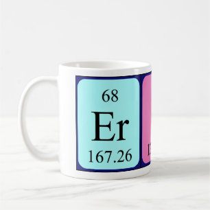 Erine periodic table name mug