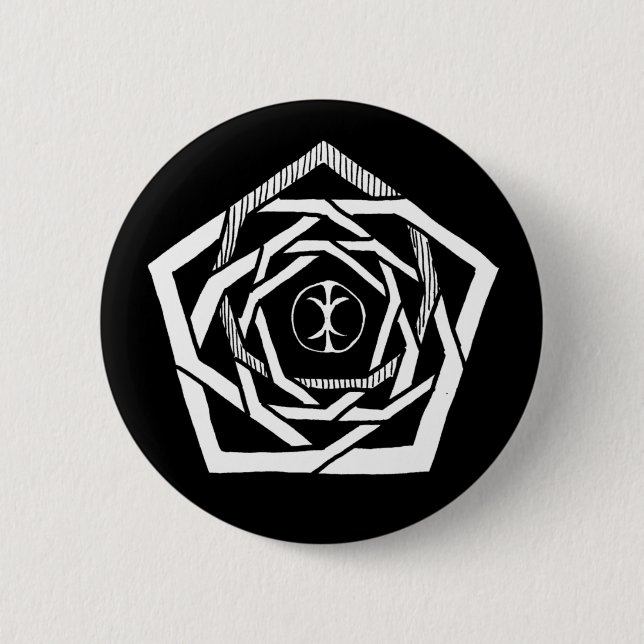 Erisian Mandala Reverse 6 Cm Round Badge (Front)