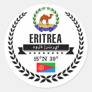 Eritrea Classic Round Sticker