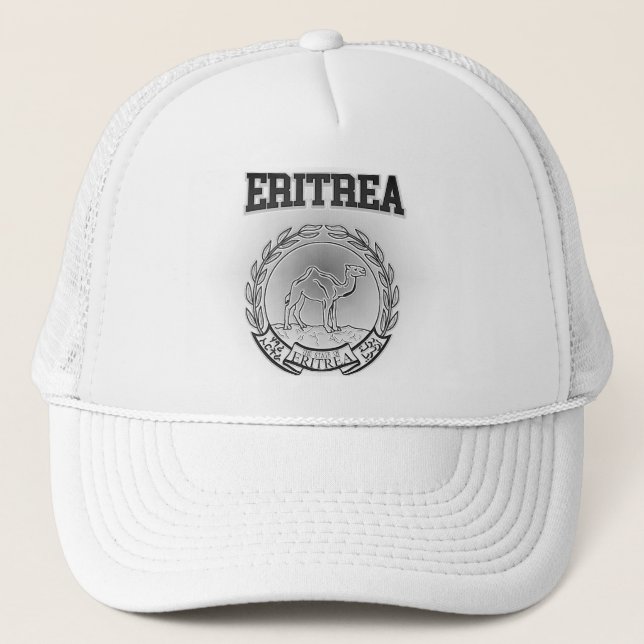 Eritrea Coat of Arms Trucker Hat (Front)