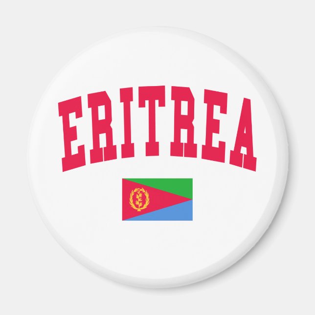Eritrea College Style Magnet (Front)