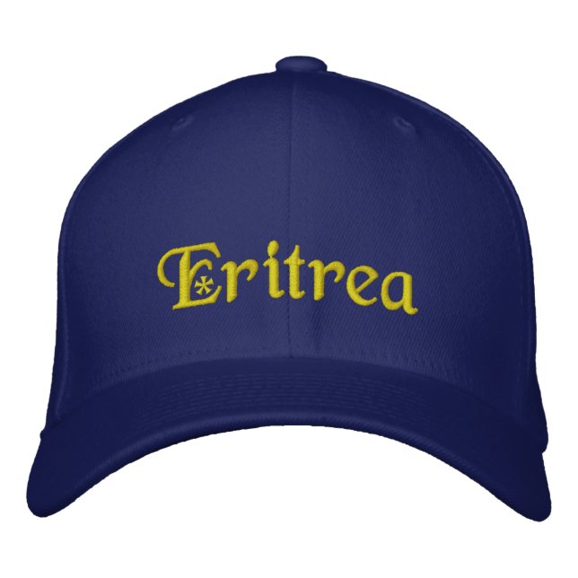 Eritrea Embroidered Hat (Front)