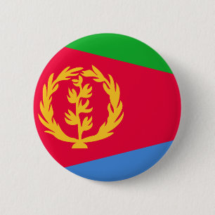 Eritrea Flag 6 Cm Round Badge