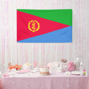 Eritrea flag banner