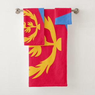 Eritrea Flag Bath Towel Set