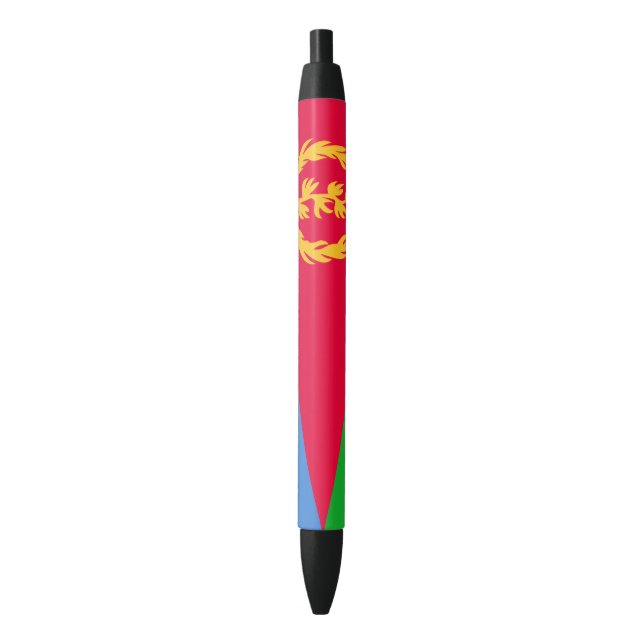 Eritrea Flag Black Ink Pen (Front Vertical)