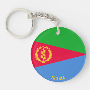 Eritrea Flag Charming Patriotic Key Ring