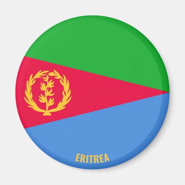 Eritrea Flag Charming Patriotic Magnet (Front)