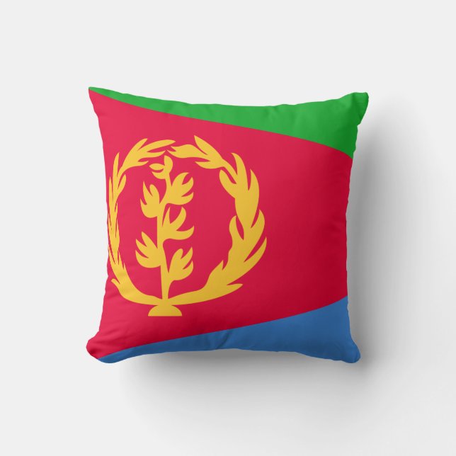 Eritrea Flag Cushion (Front)